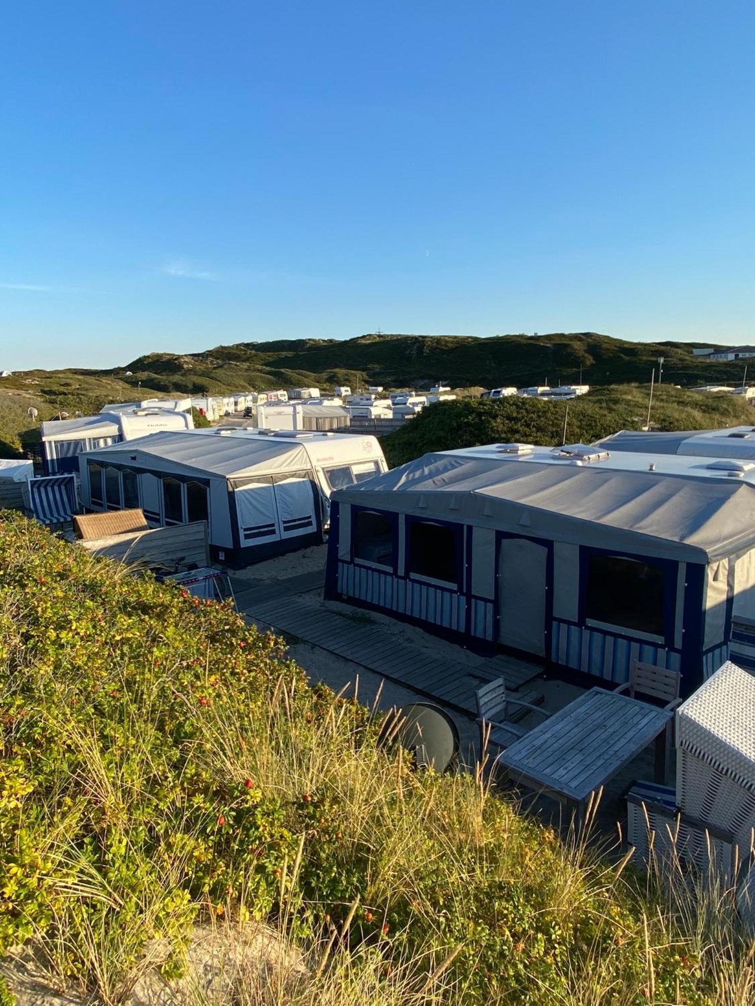 Wohnwagenvermietung Hoernum / Sylt Eksteriør billede